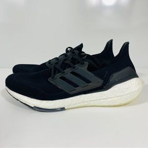 Adidas UltraBoost 21 Sneaker Running Shoe Black/white  Cloud comfy FY0378 Men 14